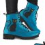Blue Cat Boot Shoes Women's Boots Vegan Leather Combat