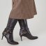 Vintage Gucci Black Leather Boots Size US6.5 EU36.5 FTV1811