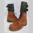 Leather Boot American Buckle Comat Boots. Army Boot Leather