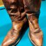 Vintage Dan Post Mens Western Cowboy Boots Size 10.5