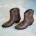 Kamila Cowboy Ankle Leather Boots