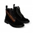Boots Black Manchester Gold