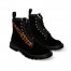 Boots Black Manchester Gold