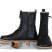 MEN Boots Wide Zero Drop Barefoot BLACK Sooth Leather