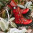 Platform Boots in Red Deadstock