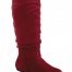 Women's Pull up Casual Wide Calf Mid-calf Knee High Flat