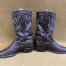 Tony Lama Cowboy Western Ranch Stitching Style 6180 Black