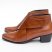 Camel Brown Leather Ankle Boots Women Brown Custom Made X