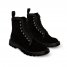 Black Boot Men's Canvas Boots Black Boots for Men Black