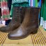 1970s Brown Leather Fleece Lined Boots