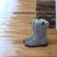 Felt Boots Natural Gray Black Felted Winter Wool Boot