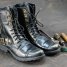 Handmade Italian Leather Motorcycle Boots Men's High