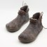 Handmade Felted Wool Women Ankle Boots Rubber Soles Outdoor