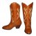Vintage Cowgirl Boots Western Fashion Ladies 7 M Tan Cowboy