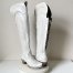 Lane LEXINGTON Western Bridal Boots Size 8.5 Over the Knee