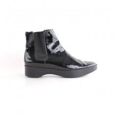 Size 8 Robert Clergerie Platform Ankle Boots Minimal Black