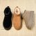 VEGAN PLATFORM BOOTS Adults Mini Snow Designer Ankle Slippers