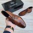 Tobacco Chukka Boots for Men Handmade Lace up Derby Boots