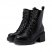 Guess Juel Leather Boots Black Genuine Leather Boots/woman