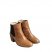 Boden Vintage Leather/suede Elastic Ankle Boots Stretch Pull