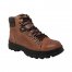 Mens 6 Hiker Brown Leather Boots