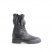 Size 8 Vintage Walter Steiger Black Leather Pull up Boots