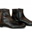 Vintage 1970s Mens Ankle Boots in Brown With Side Zipper 70s