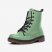 Casual Leather Green Lightweight Boots