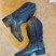 Vintage Navy Blue Cowboy Boots