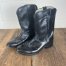 Vintage Laredo Black Leather Boots Size Mens 8 1/2 EE