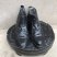 Vintage Stacy Adams Black Boots Genuine Snake Size 11M