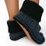 Women's Crochet Boots With Eco Leather Soles Crochet