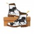 Women's Canvas Boots Horses Horses on Boots Boots