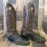 Tony Lama Vtg Gold Label Buckaroo Cowboy Boots Womens 10 B