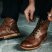 Handmade Boots Men Mens Leather Boots Mens Boots Man Lace-up