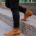 Handmade Men Tan Suede Jodhpurs Boot Men Tan Brown Ankle