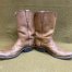 Justin Roper Women's Cowgirl Leather Boots Style 3826
