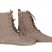 Women Handmade LONG Boots Zero Drop Barefoot SMOKED NUBUCK