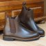 Handmade Chelsea Leather Brown Boots Goodyear Welted Boots