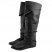 Late Medieval Cuffed Boots Black