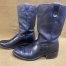 Texas Roper Men's Cowboy Western Black Leather Boots Style