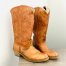 Dingo Leather Cowgirl Boots / Vintage Country Western Boots