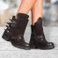 Women's Genuine Leather Bootsblack Leather Boots for