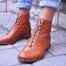 Camden Womens Fall Boots Lace-up Leather Boots Oxford