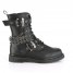 Demonia Bolt 250 Boots Punk Rock Emo Goth Unisex Black Boots