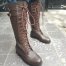Women Boots Knee Boots Rider Boots Lace up Boots HANDMADE