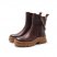 Dwarves Leather Short Boots Snow Boots Have Fleece Lined for