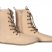 Women Handmade LONG Boots Zero Drop Barefoot CREAM NUBUCK