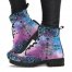 Purple Dragonfly Boots Handcrafted Womens Bohemian Boho Chic