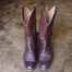 12 D Men's Cowboy Boots / Dan Post Dark Brown Western